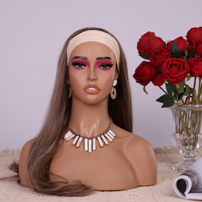 Body Jewelry In Store - رأس مانيكان نصف جسم من البولي