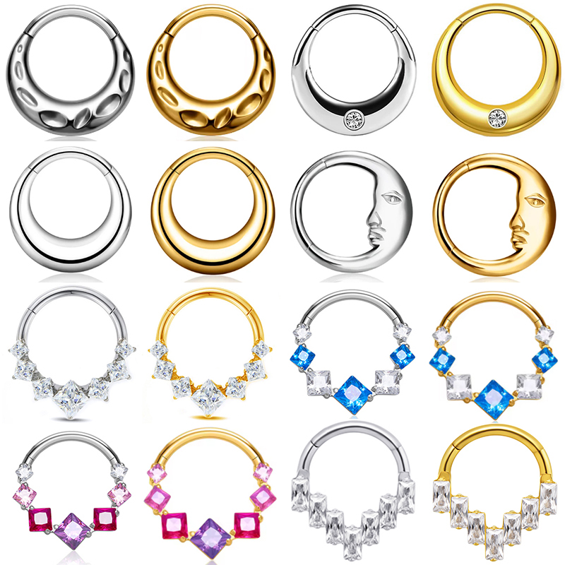 Conch Earring Hoop - قطعة واحدة من مجوهرات ثقب الجسم