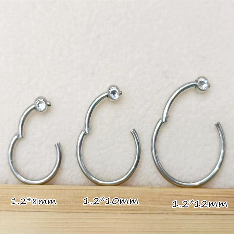 Clicker Ring Seamless - 50 قطعة/الوحدة 316 الجراحية الصلب الأحجار