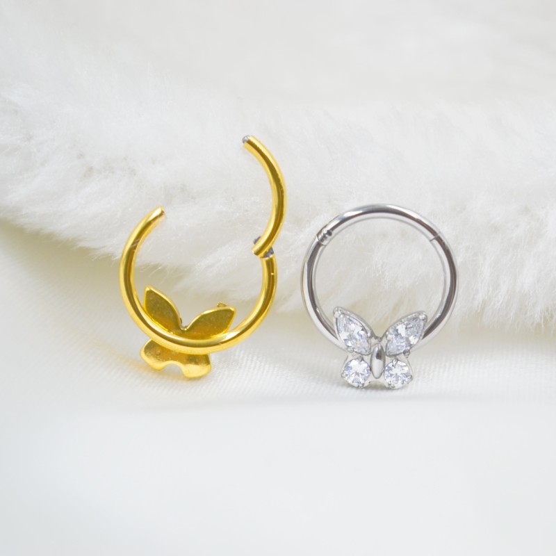 Clicker Ring Seamless - حلقة قطع مفصلية من الفولاذ الجراحي
