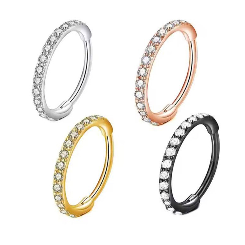 Clicker Ring Seamless - جديد الفولاذ المقاوم للصدأ الأنف الدائري