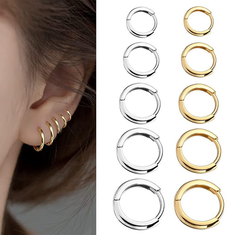 Conch Earring Hoop - الفولاذ المقاوم للصدأ صغيرة هوب أقراط
