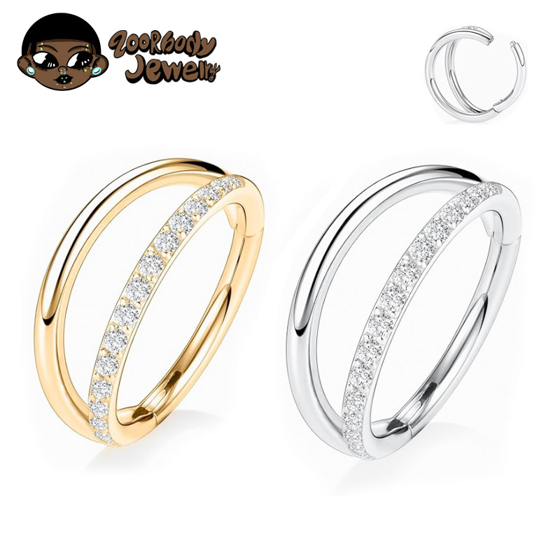 Zoor Body Jewelry - ASTM F136 التيتانيوم 16 جرام القمر