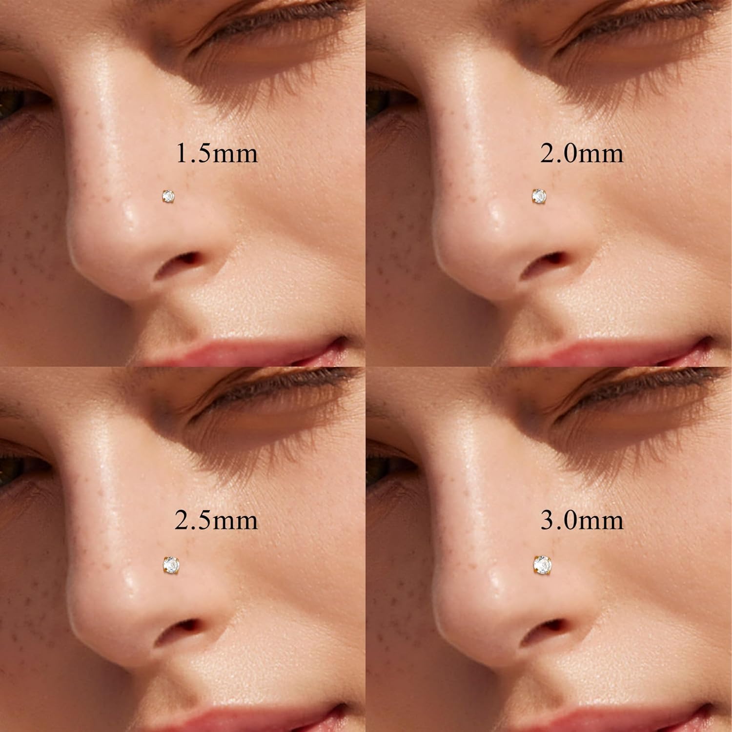 Body Jewelry For Sensitive Skin - أورازيو 8 قطع 18G 20G حلقات