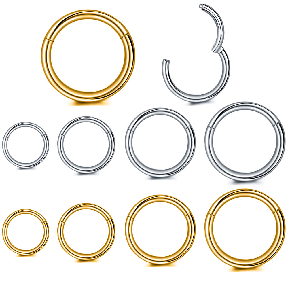 Conch Earring Hoop - 316L الجراحية الصلب الفرس الجزء الأنف