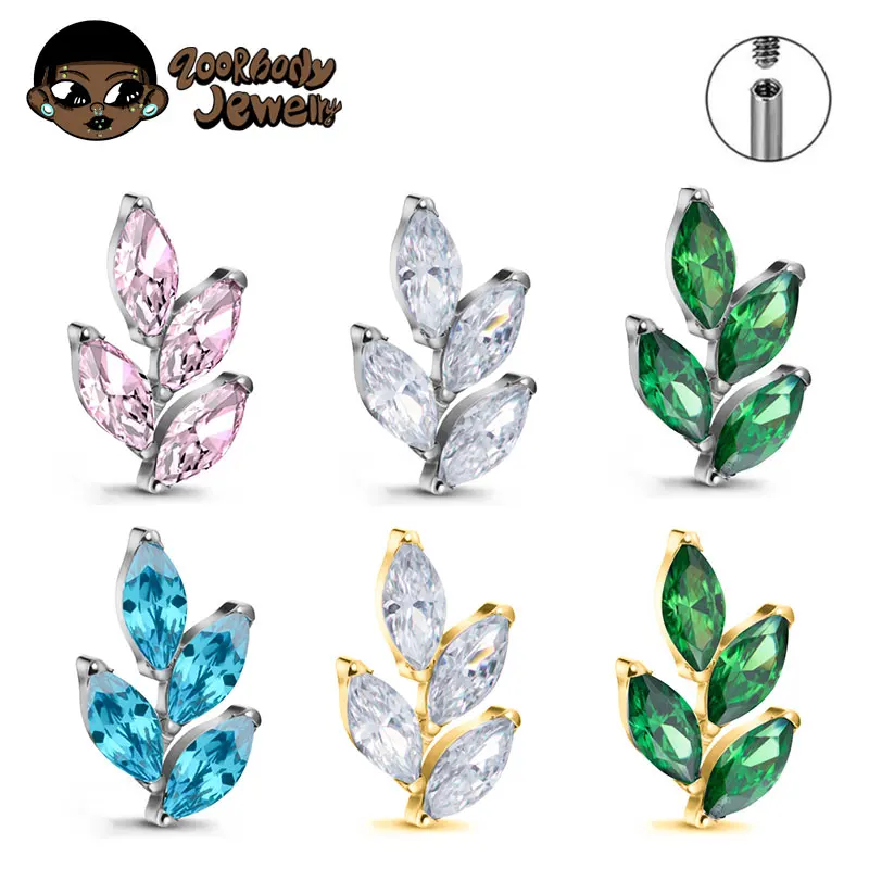 Zoor Body Jewelry - G23 التيتانيوم جوهرة تشيكوسلوفاكيا الأذن محارة