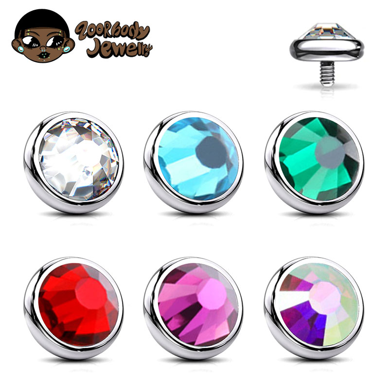 Zoor Body Jewelry - 1 قطعة ASTM F136 التيتانيوم الحافة