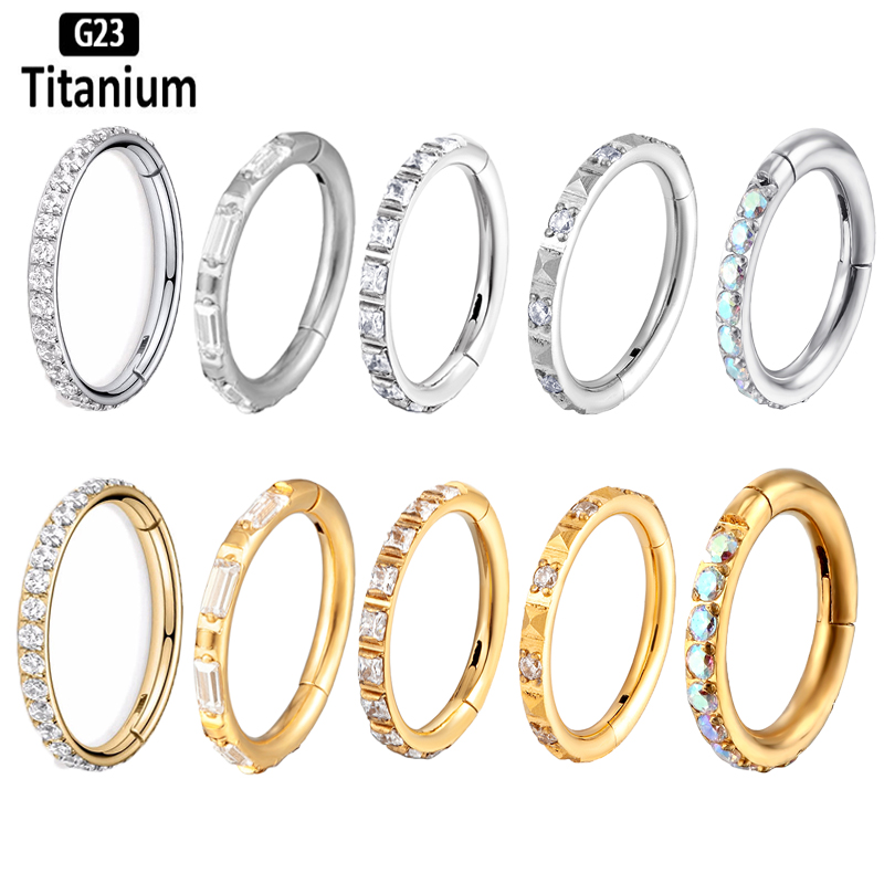 ASTM F136 أقراط تيتانيوم عالية - مراجعة Zoor Body Jewelry وسعره