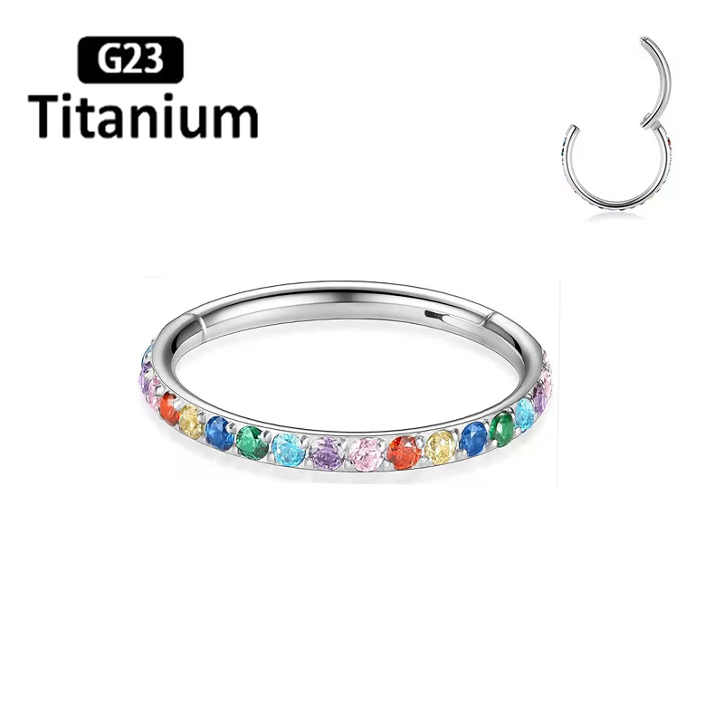 ASTM F136 أقراط تيتانيوم عالية - مراجعة Zoor Body Jewelry وسعره