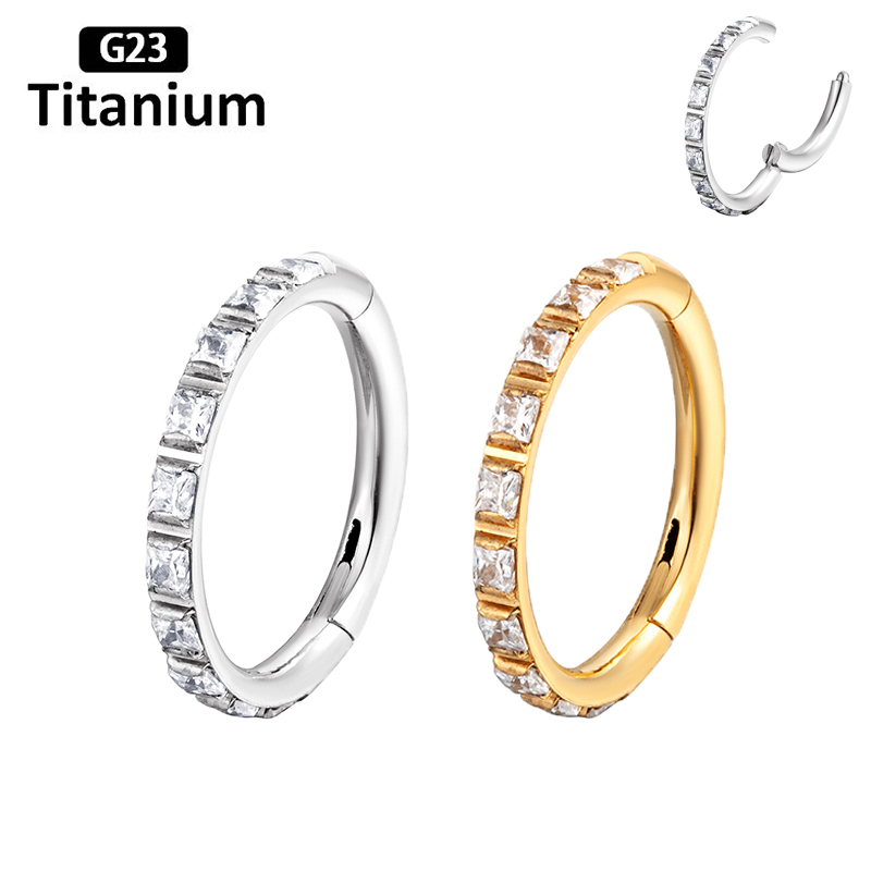 ASTM F136 أقراط تيتانيوم عالية - مراجعة Zoor Body Jewelry وسعره