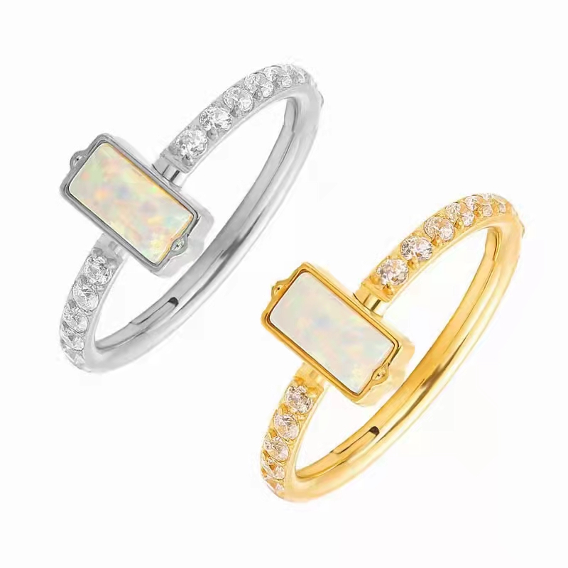 10 قطعة 316L الجراحية الصلب أو - مراجعة Clicker Ring Seamless وسعره