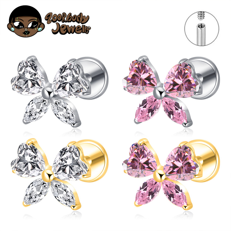 ASTM F136 التيتانيوم القلب تشي - مراجعة Zoor Body Jewelry وسعره