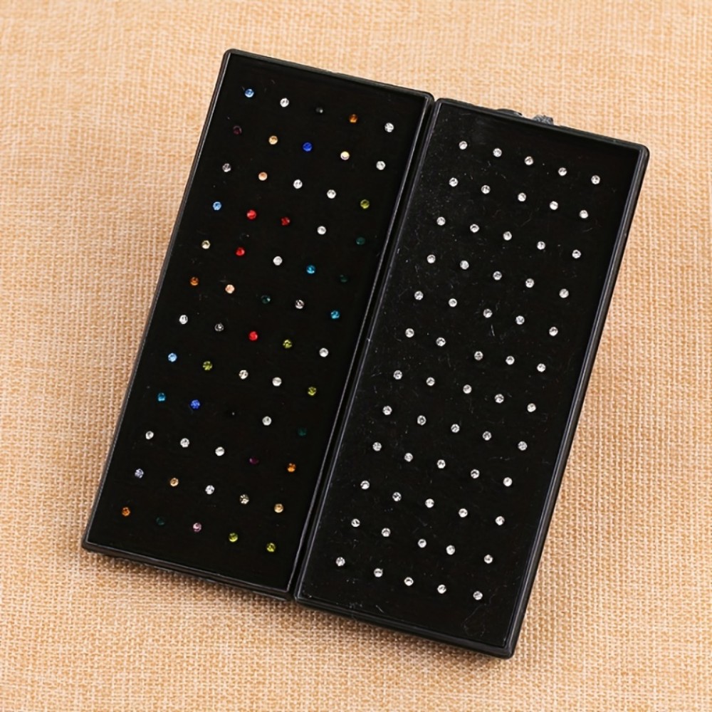 60 قطعة مجموعة حلقات الأنف وأق - مراجعة Body Jewelry In Store وسعره