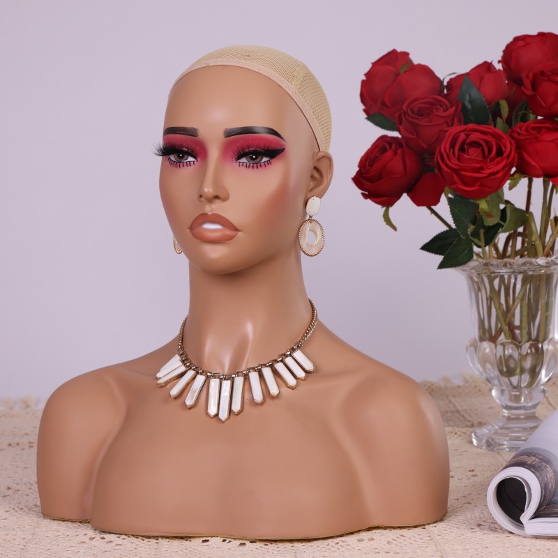 رأس مانيكان نصف جسم من البولي  - مراجعة Body Jewelry In Store وسعره
