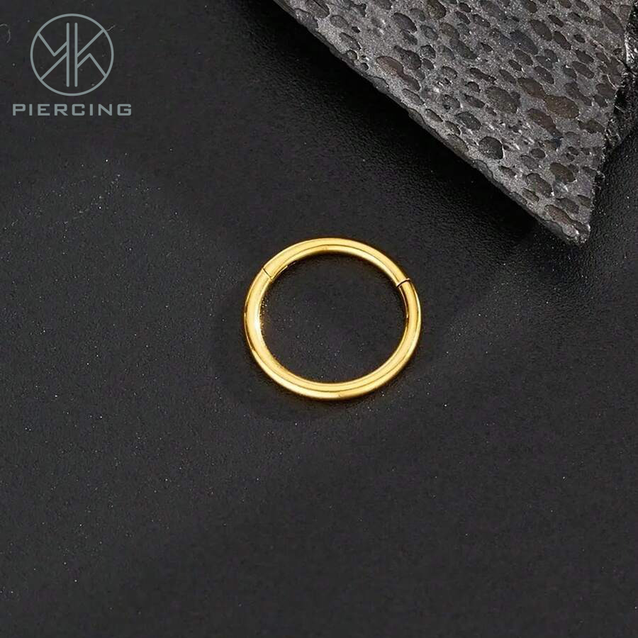 1pc 16G / 18G / 20G التيتانيوم - مراجعة Clicker Ring Seamless وسعره