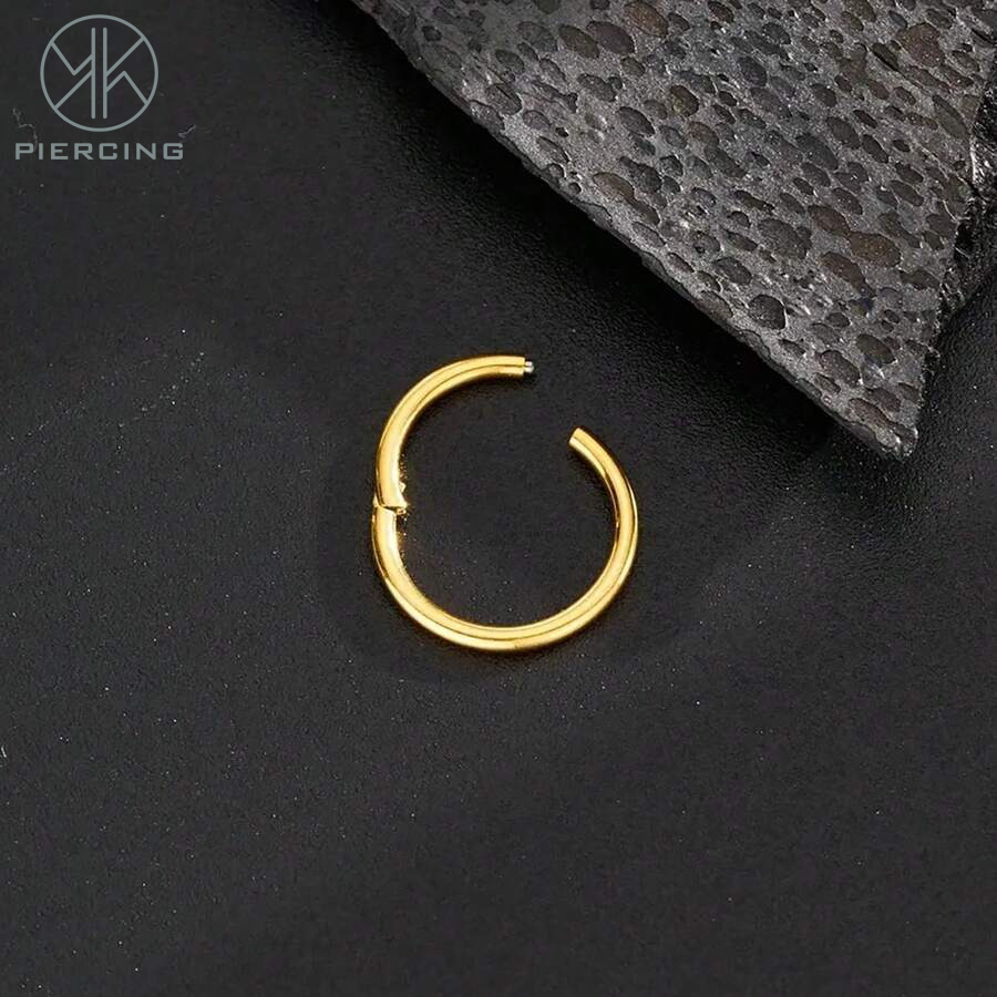 1pc 16G / 18G / 20G التيتانيوم - مراجعة Clicker Ring Seamless وسعره
