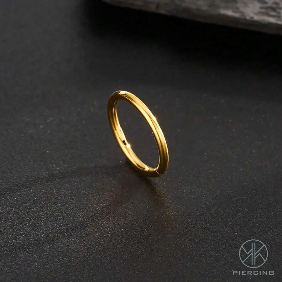 1pc 16G / 18G / 20G التيتانيوم - مراجعة Clicker Ring Seamless وسعره