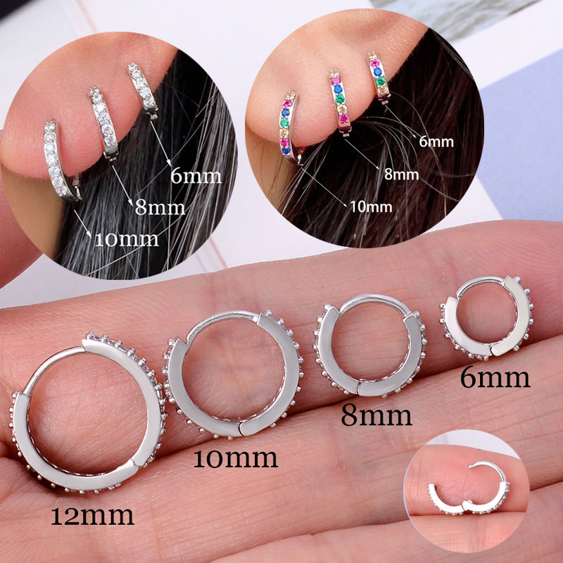 قوس قزح تشيكوسلوفاكيا هوجيز هو - مراجعة Conch Earring Hoop وسعره