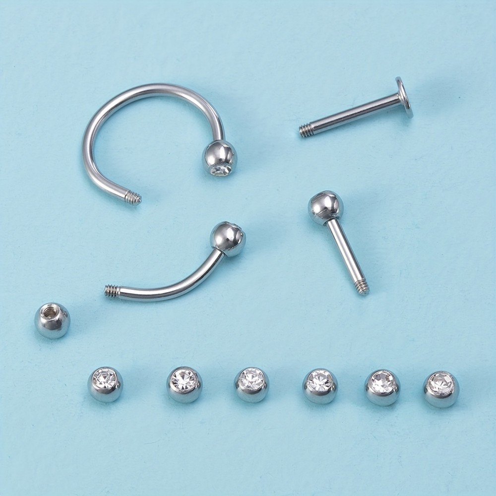 10 قطعة كرات ثقب 3 مللي متر 5  - مراجعة Body Jewelry In Store وسعره