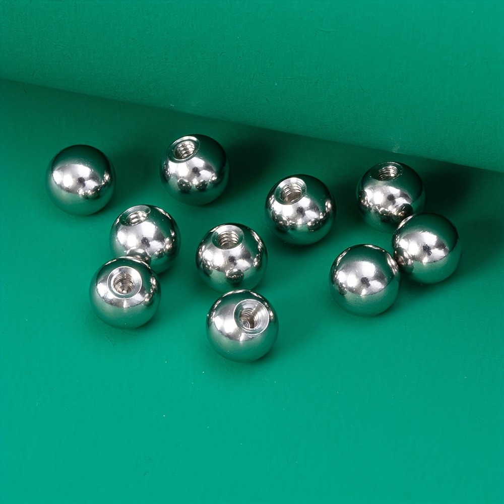 10 قطعة كرات ثقب 3 مللي متر 5  - مراجعة Body Jewelry In Store وسعره