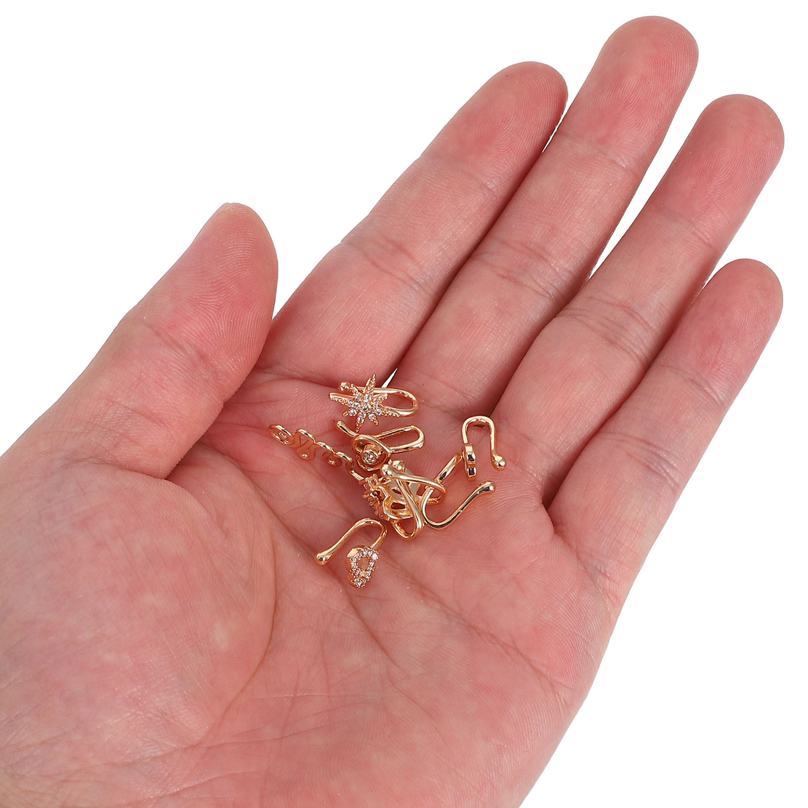 مجموعة من 11 قطعة من حلقات الأ - مراجعة Body Jewelry For Sensitive Skin وسعره
