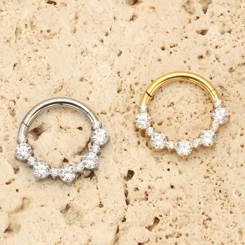 ASTM F136 التيتانيوم Daith الف - مراجعة Zoor Body Jewelry وسعره