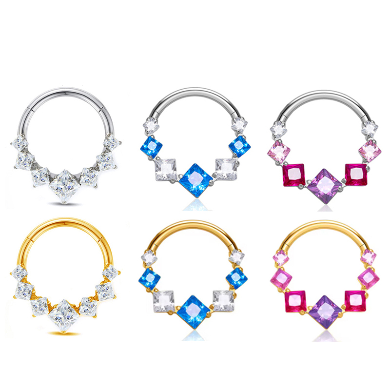 قطعة واحدة من مجوهرات ثقب الجس - مراجعة Conch Earring Hoop وسعره