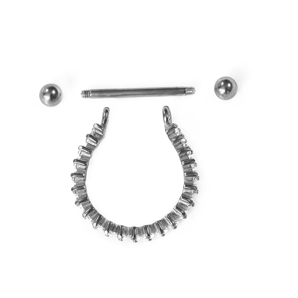 مجوهرات ثقب الجسم من الزركونيا - مراجعة Conch Earring Hoop وسعره
