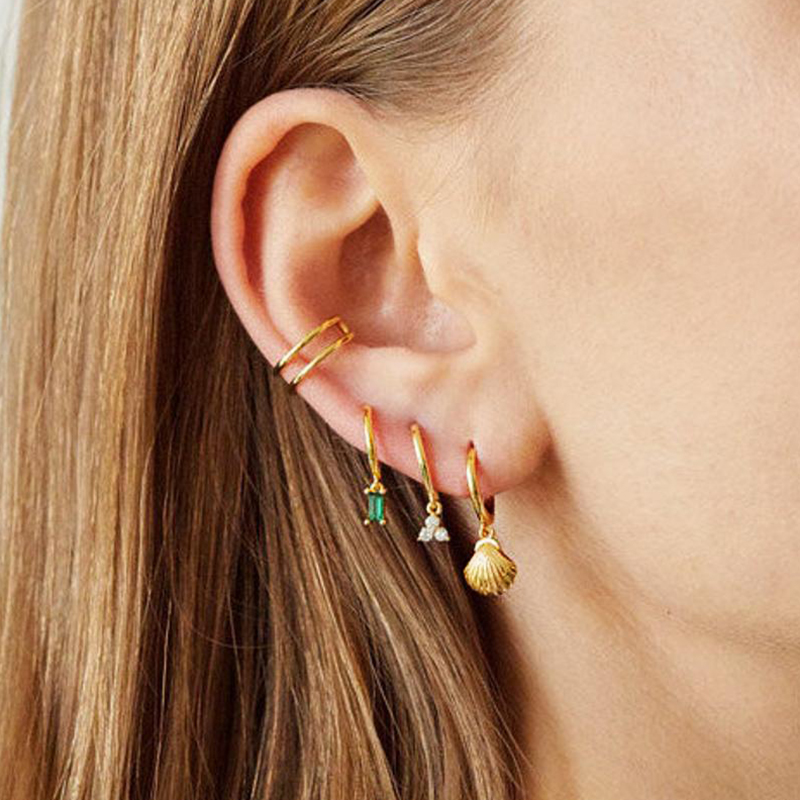 أقراط متدلية بقشرة محارة من ال - مراجعة Conch Earring Hoop وسعره