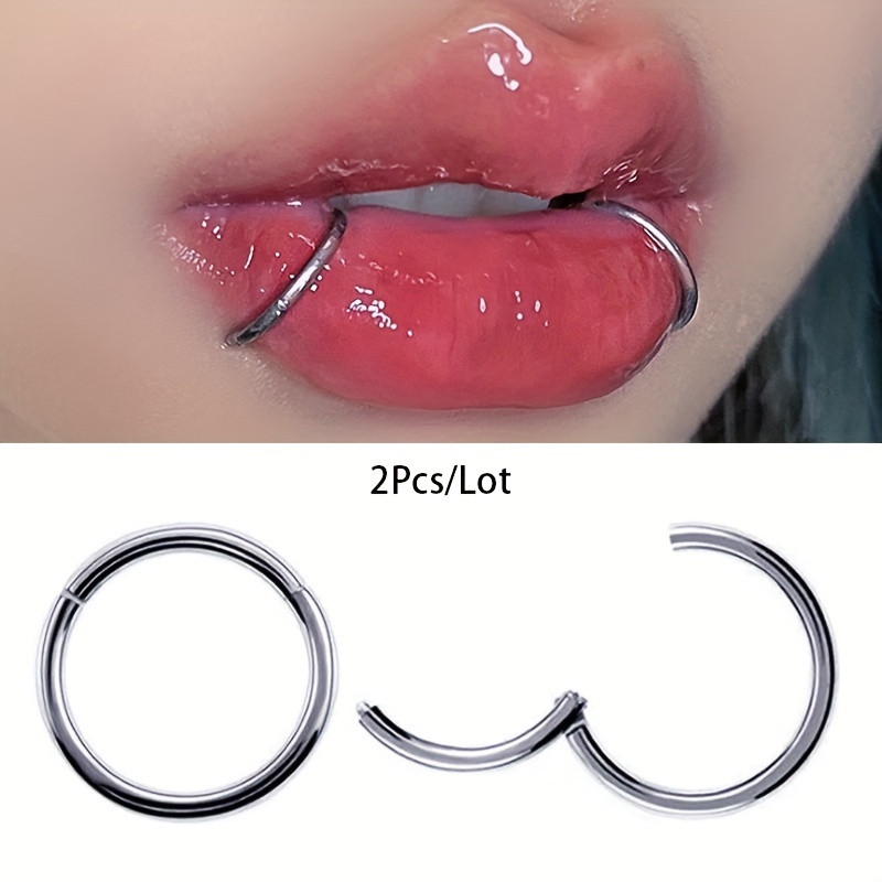 2pcs سلس الفولاذ المقاوم للصدأ - مراجعة Clicker Ring Seamless وسعره