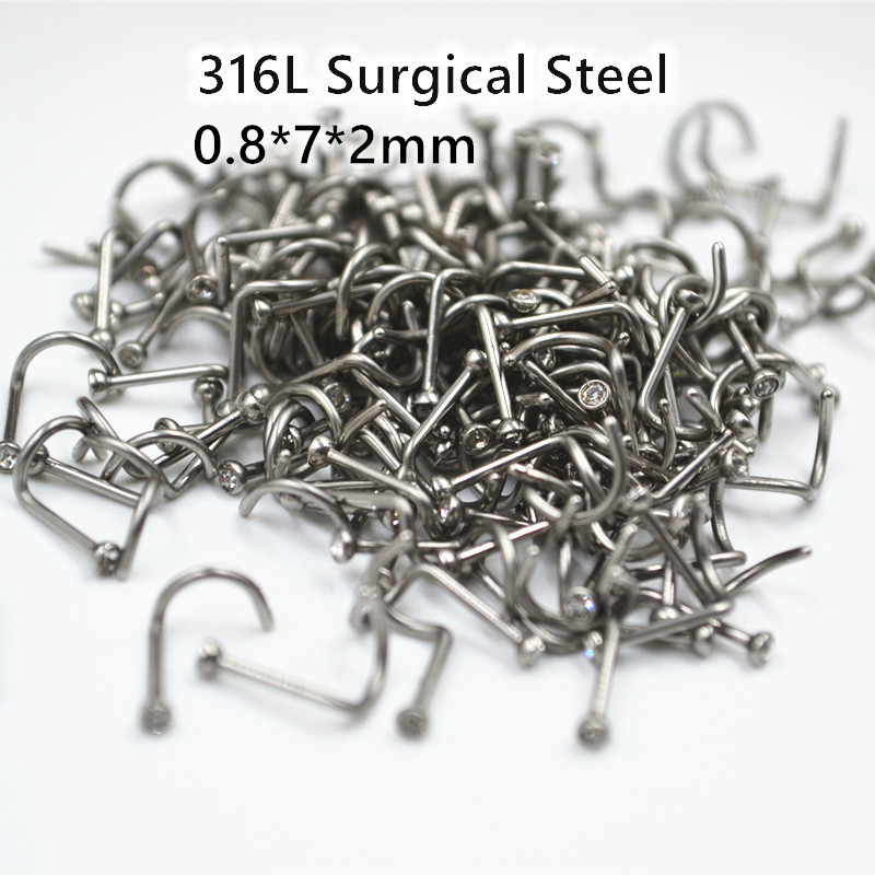 50 قطعة 20 جرام x 7x2 مللي متر - مراجعة Body Jewelry Good Quality وسعره