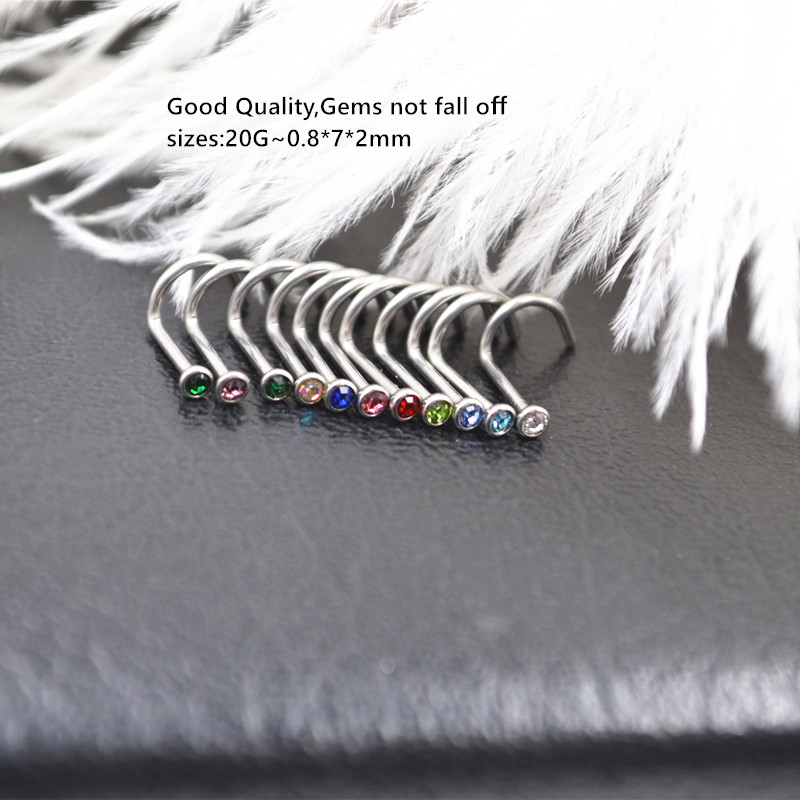 50 قطعة 20 جرام x 7x2 مللي متر - مراجعة Body Jewelry Good Quality وسعره