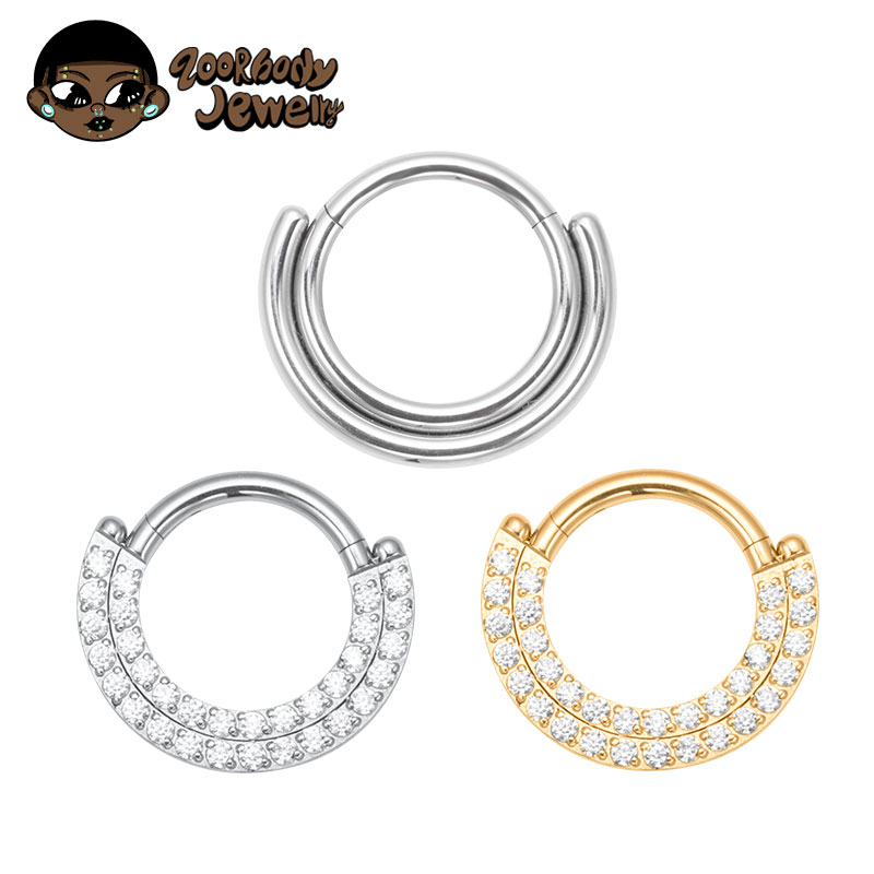 ASTM F136 التيتانيوم الفرس الح - مراجعة Zoor Body Jewelry وسعره