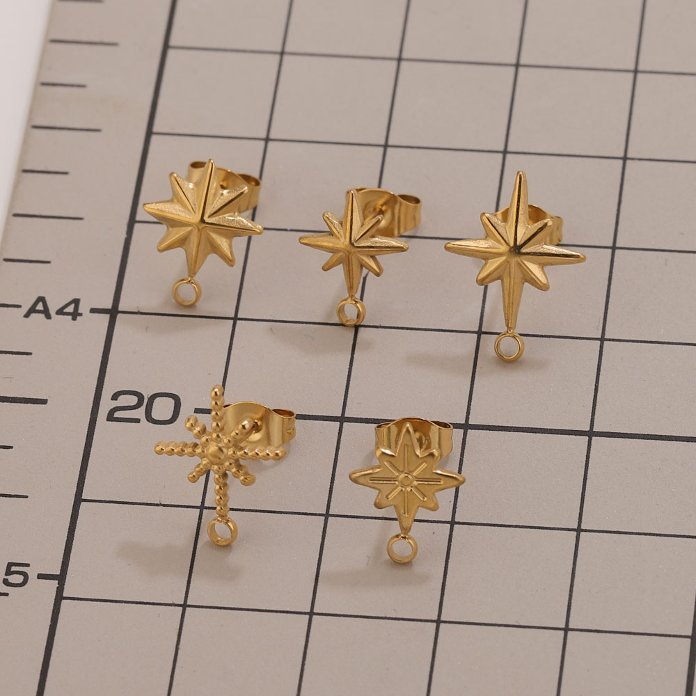 6 قطع من أقراط النجوم المصنوعة - مراجعة Body Jewelry وسعره