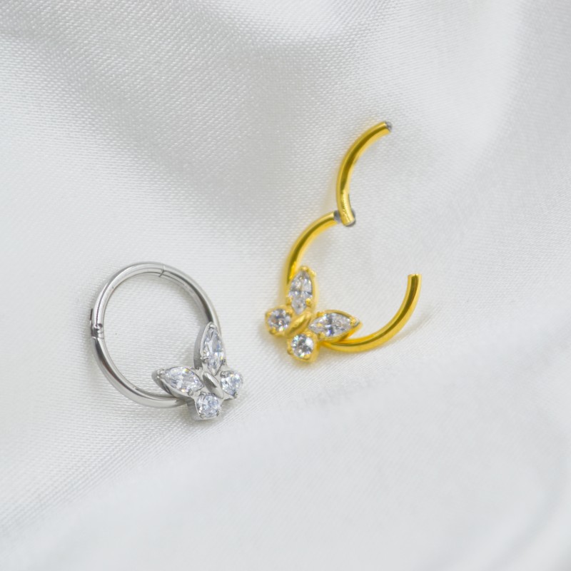 حلقة قطع مفصلية من الفولاذ الج - مراجعة Clicker Ring Seamless وسعره