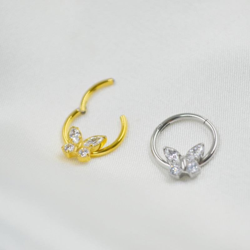 حلقة قطع مفصلية من الفولاذ الج - مراجعة Clicker Ring Seamless وسعره