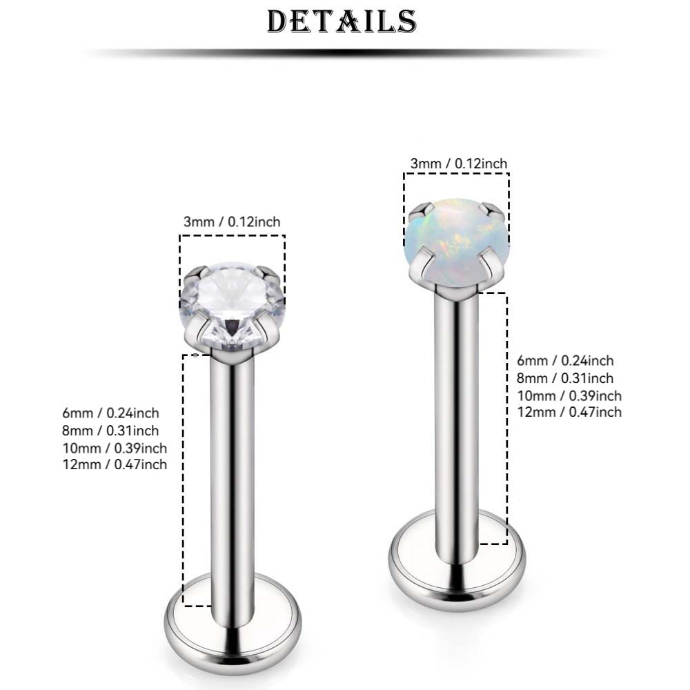 16G الفولاذ المقاوم للصدأ حلقا - مراجعة Body Jewelry For Sensitive Skin وسعره
