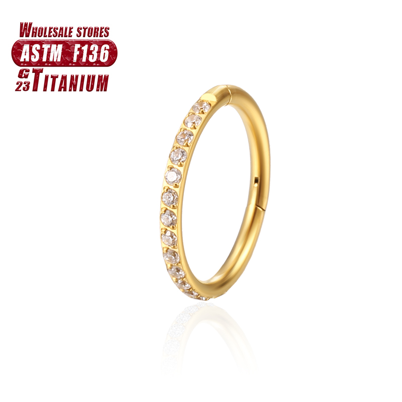 F136 التيتانيوم الأنف الدائري  - مراجعة Clicker Ring Seamless وسعره