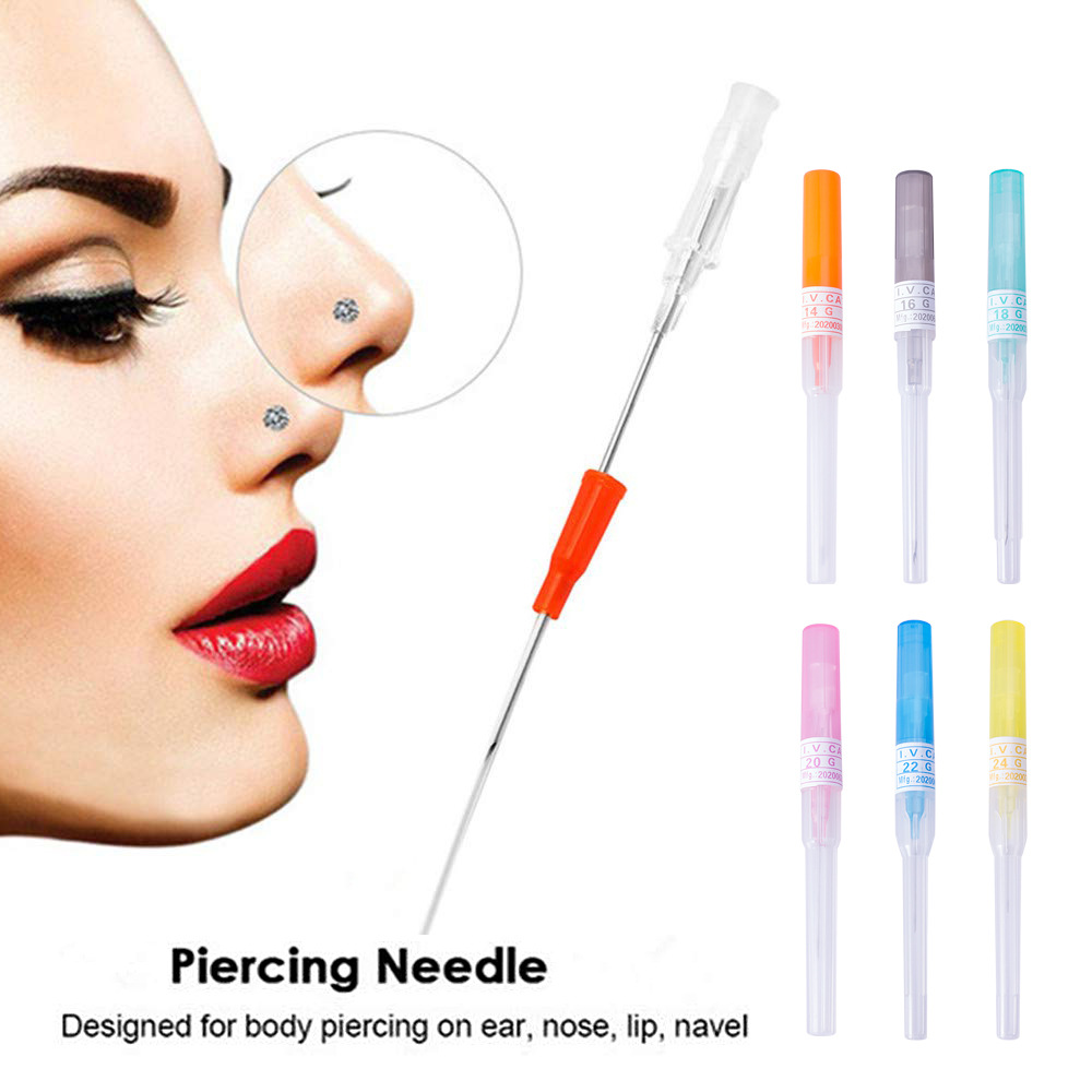 5 قطع من إبر الاختراق المعقمة  - مراجعة Body Jewelry In Store وسعره