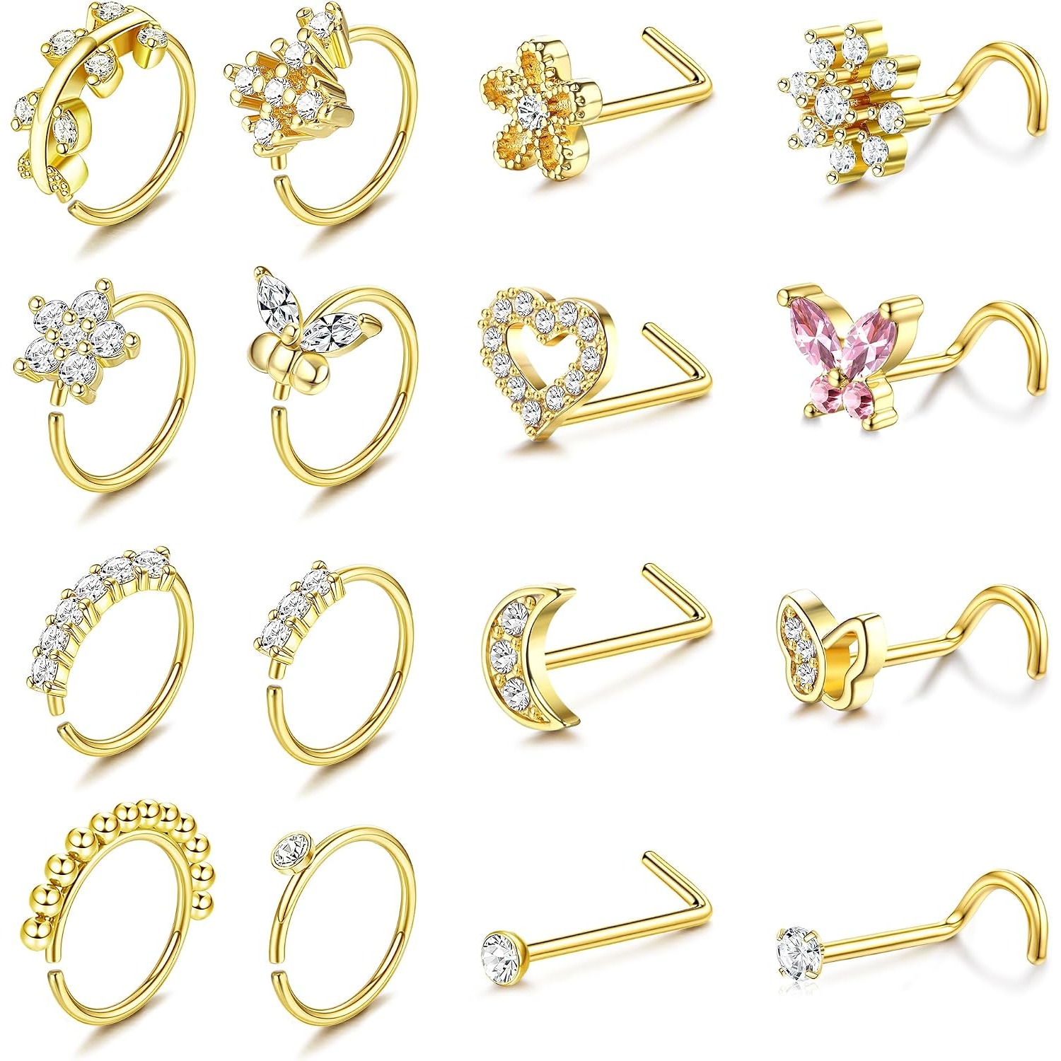 حلقة أنف من فاساكو للنساء، مصن - مراجعة Body Jewelry For Sensitive Skin وسعره