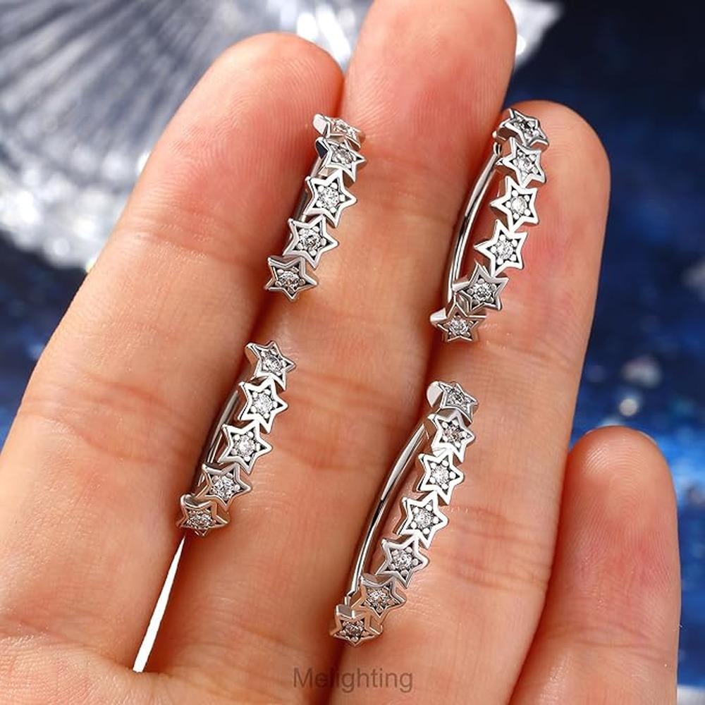 حلق أنيق على شكل زر للجزء العل - مراجعة Body Jewelry For Sensitive Skin وسعره