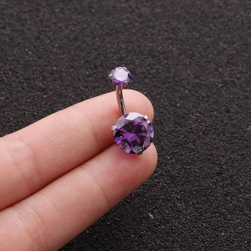 حلقات سرة البطن 14G من الفولاذ - مراجعة Body Jewelry For Sensitive Skin وسعره