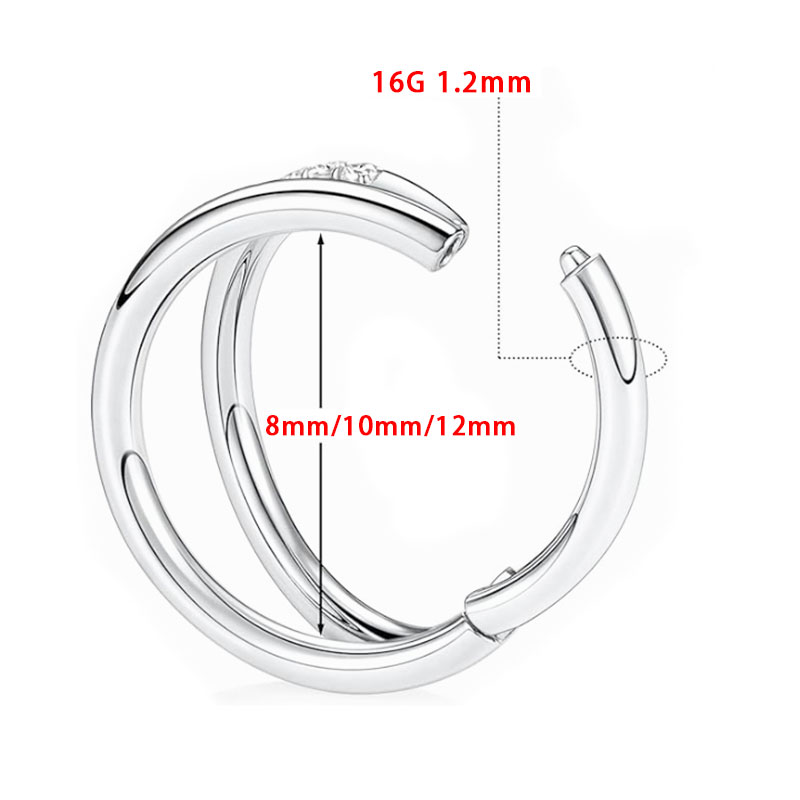 ASTM F136 التيتانيوم 16 جرام ا - مراجعة Zoor Body Jewelry وسعره