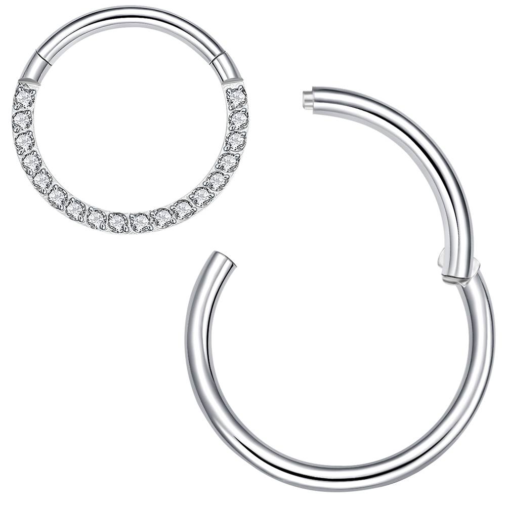 1 قطعة الحاجز هوب Daith ثقب ال - مراجعة Conch Earring Hoop وسعره