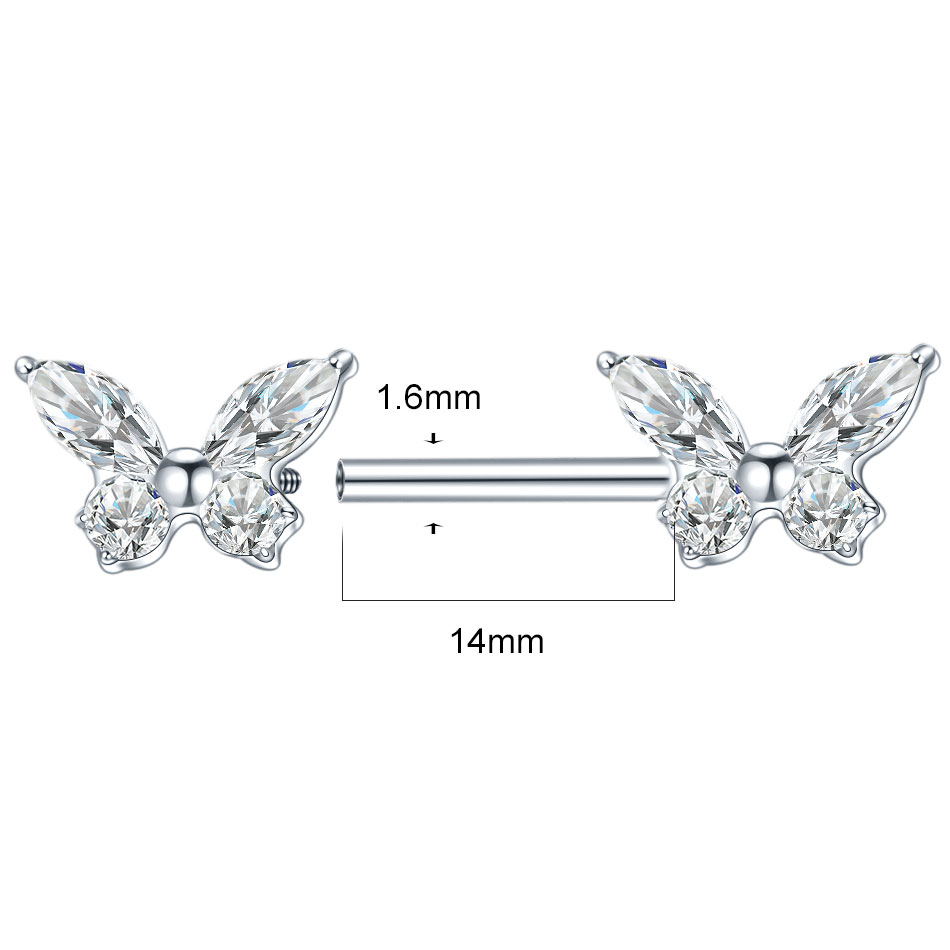 قطعة واحدة، حلقة حلمة من التيت - مراجعة Zoor Body Jewelry وسعره