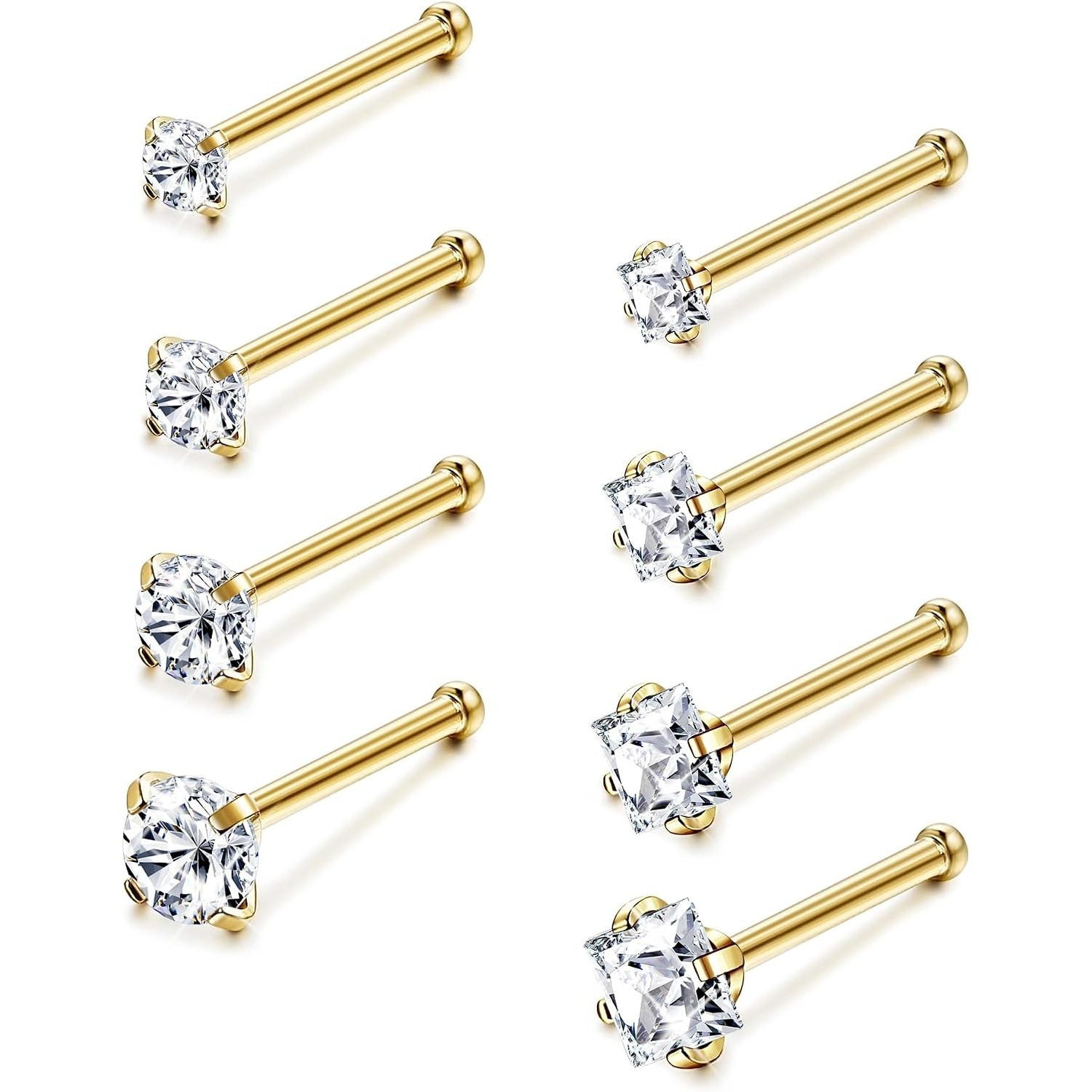 أورازيو 8 قطع 18G 20G حلقات أن - مراجعة Body Jewelry For Sensitive Skin وسعره