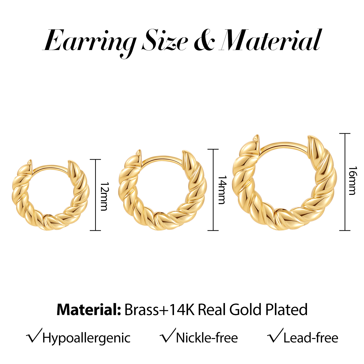 12/14/16 مللي متر العصرية المل - مراجعة Conch Earring Hoop وسعره