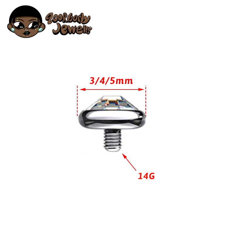 1 قطعة ASTM F136 التيتانيوم ال - مراجعة Zoor Body Jewelry وسعره