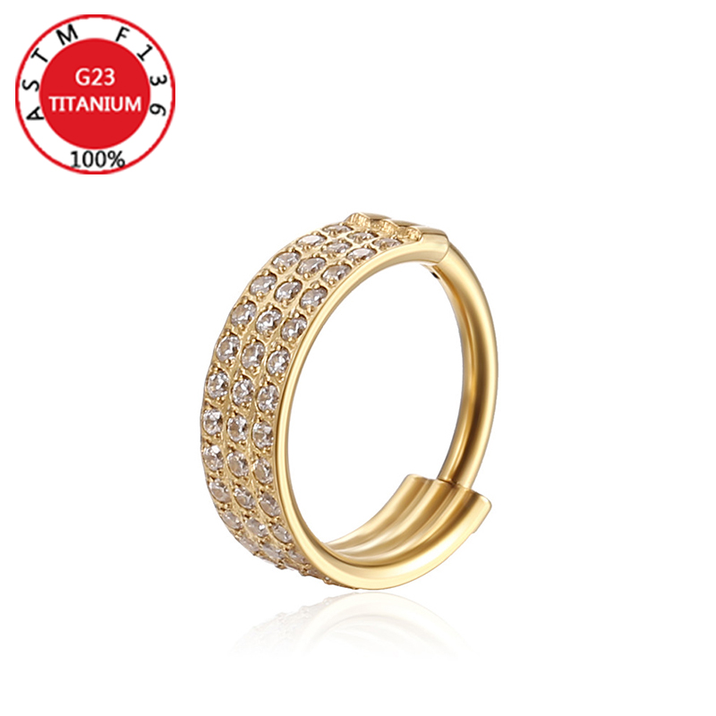 G23 التيتانيوم الأنف الدائري ز - مراجعة Clicker Ring Seamless وسعره