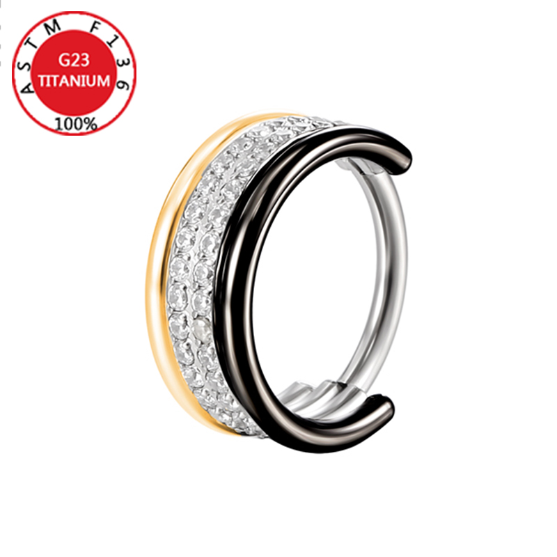 G23 التيتانيوم الأنف الدائري ز - مراجعة Clicker Ring Seamless وسعره